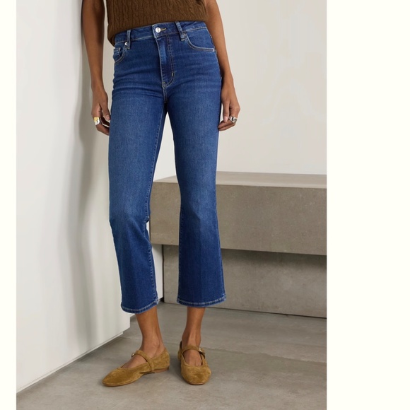 FRAME Reboot Crop stretch high-rise bootcut jeans Size 27 NWT - Picture 7 of 8